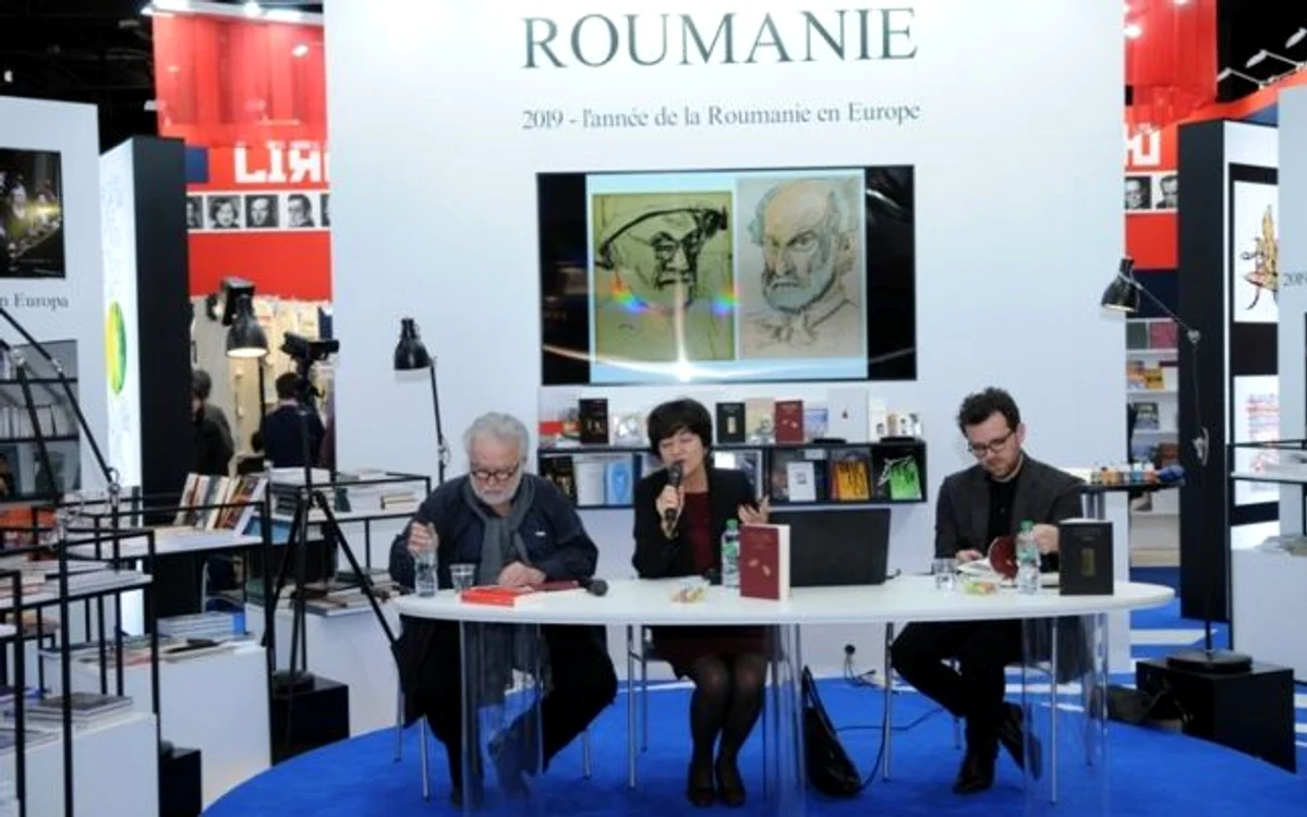 George Banu, Doina Lemny, la standul României de la Livre Paris