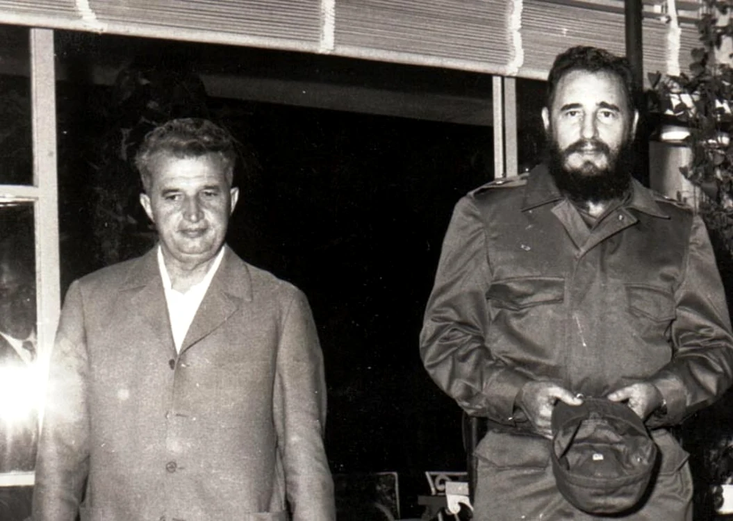 ceausescu si fidel castro