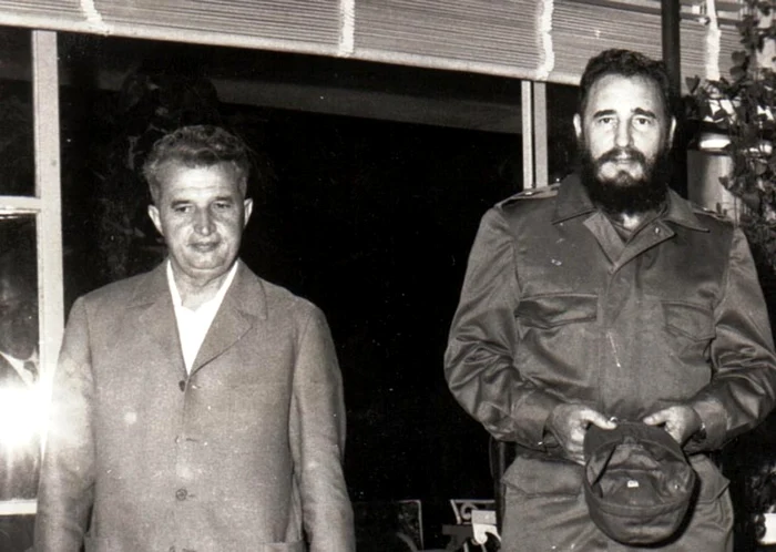 ceausescu si fidel castro
