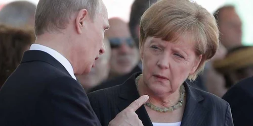 Vladimir Putin Angela Merkel FOTO AP