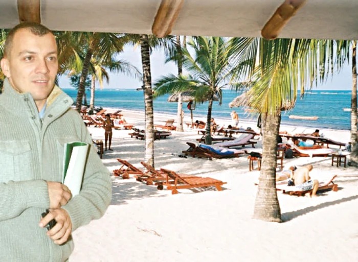 Parlamentarul şi-a petrecut săptămâna trecută în staţiunea kenyană Malindi