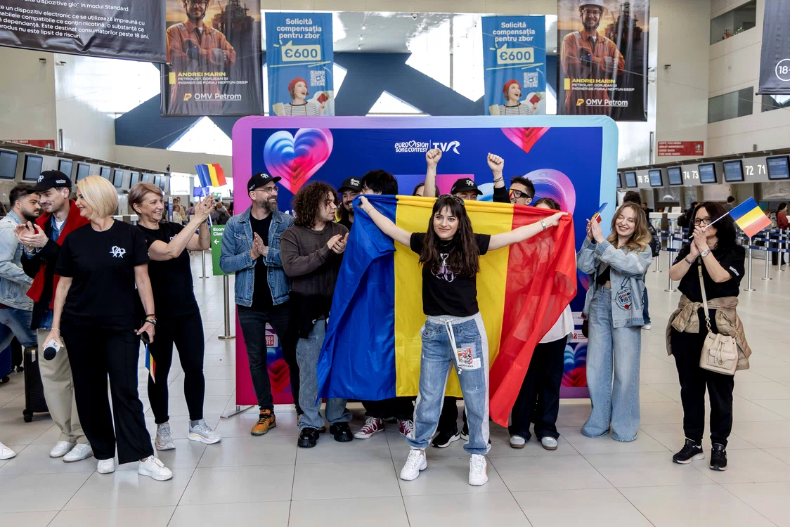 Delegaţia României la Eurovision a plecat la Viena FOTO Inquam / Ovidiu Micsik