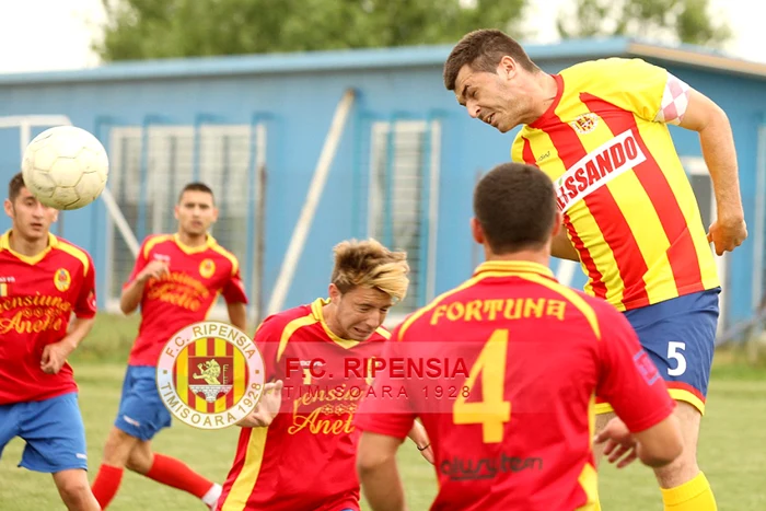 Ripensia Timişoara a câştigat la scor meciul de la Covaci Foto: www.ripensiatimisoara.ro