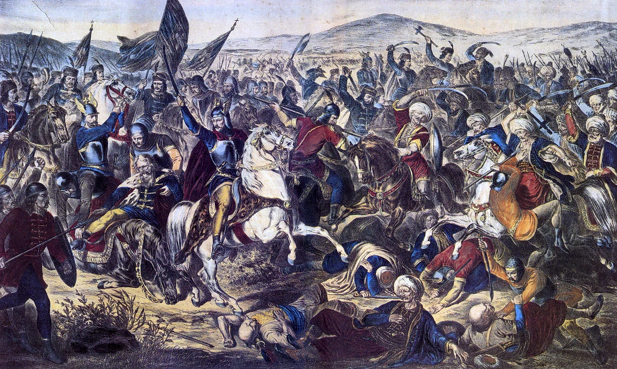 Atacul impetuos al cavaleriei sârbești
