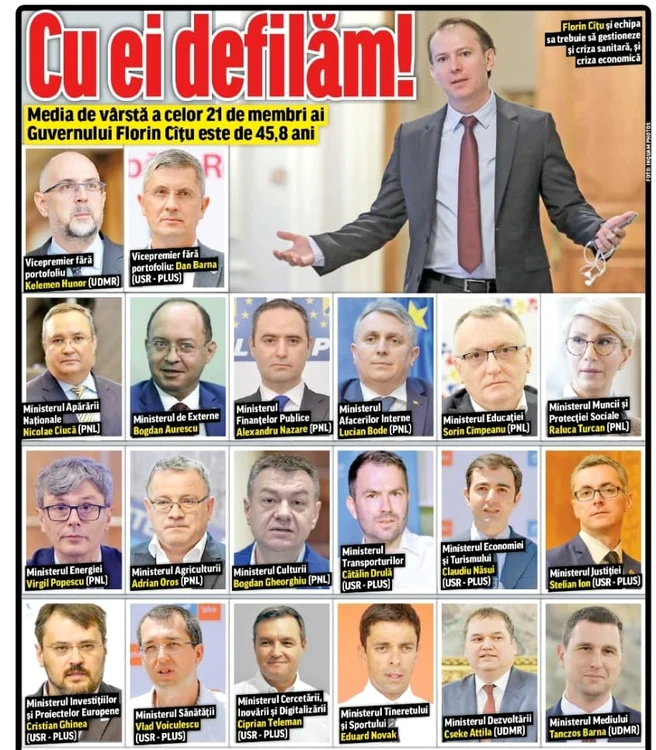 Premierul Florin Cîțu și președintele României, Klaus IohannisInquam Photos / Octav Ganea