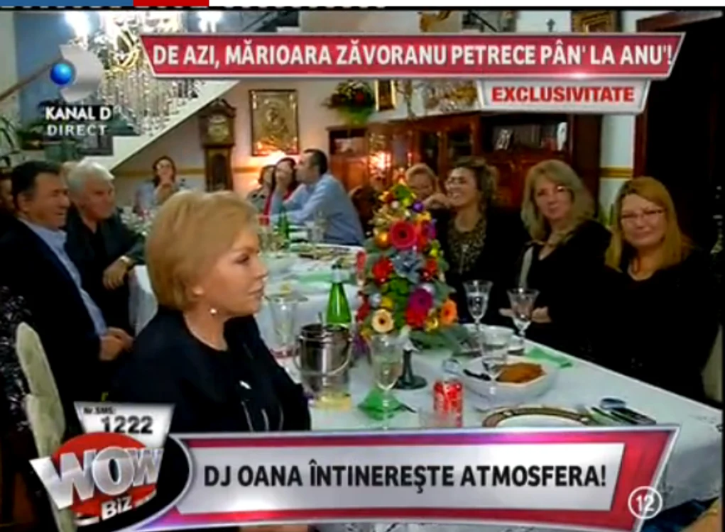 Invitaţii de la petrecerea Marioarei Zăvoranu