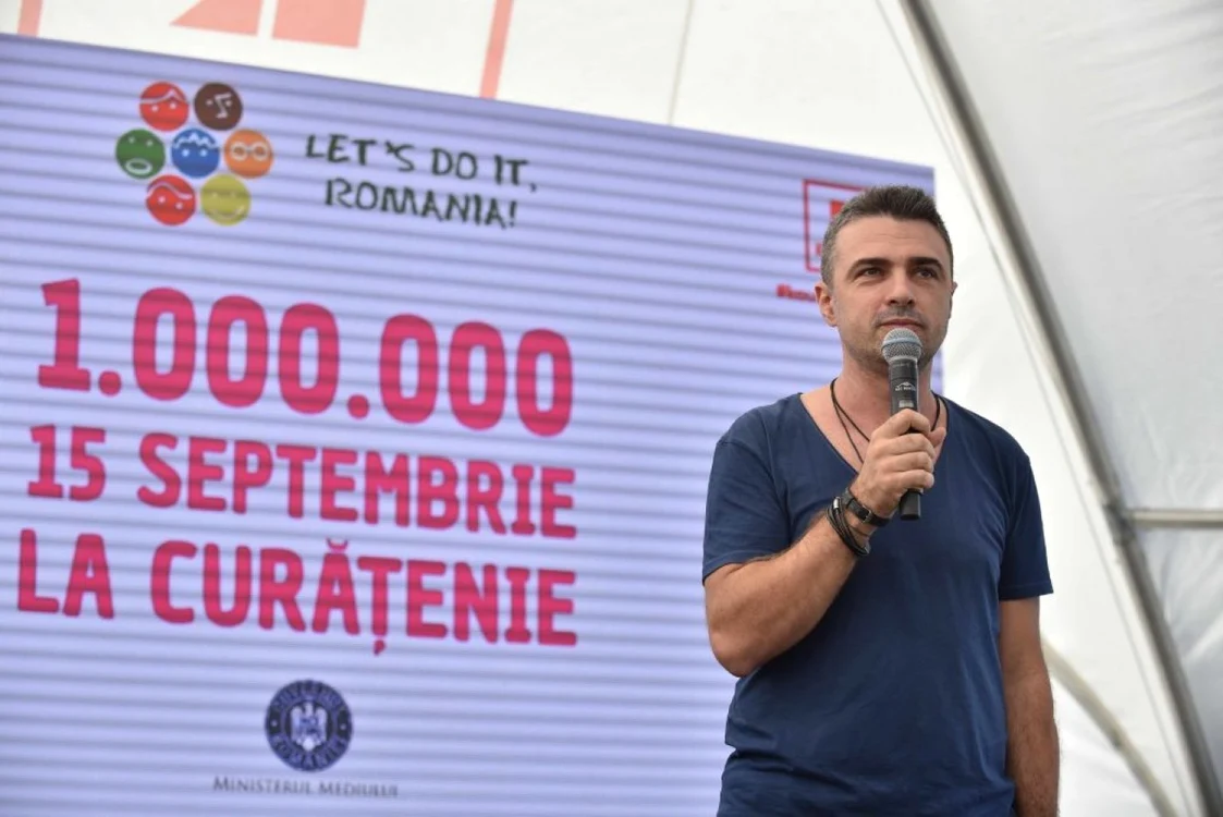 Unul dintre ambasadorii campaniei este solistul trupei Vunk, Cornel Ilie Foto: „Let`s Do It, Romania!“