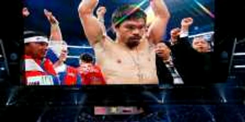 Pacquiao, văzut pe gigantul ecran din Cowboys Stadium