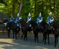Cadre militare din Jandarmeria Română la Palatul Elisabeta. FOTO: Daniel Angelescu, Casa Majestăţii Sale