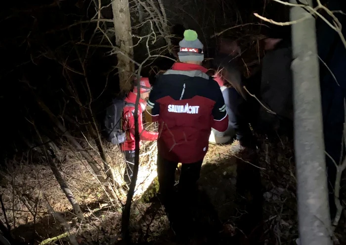 Acțiunea a fost contracronometru Foto: Salvamont Gorj