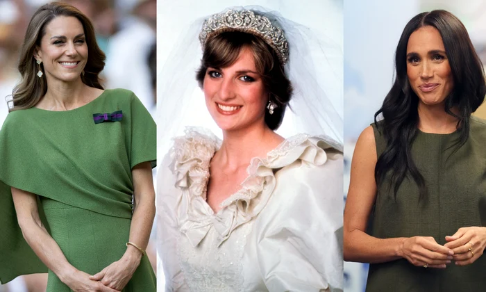 Kate Middleton, Prințesa Diana, Meghan Markle  foto   Profimedia, GettyImages jpg