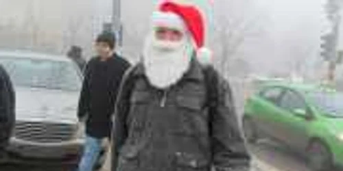 „Moşul” a fost admirat de trecători