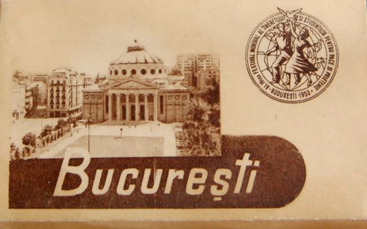 Pliant pentru promovare turistică a Bucureştiului, în 1953. FOTO: ADEVĂRUL