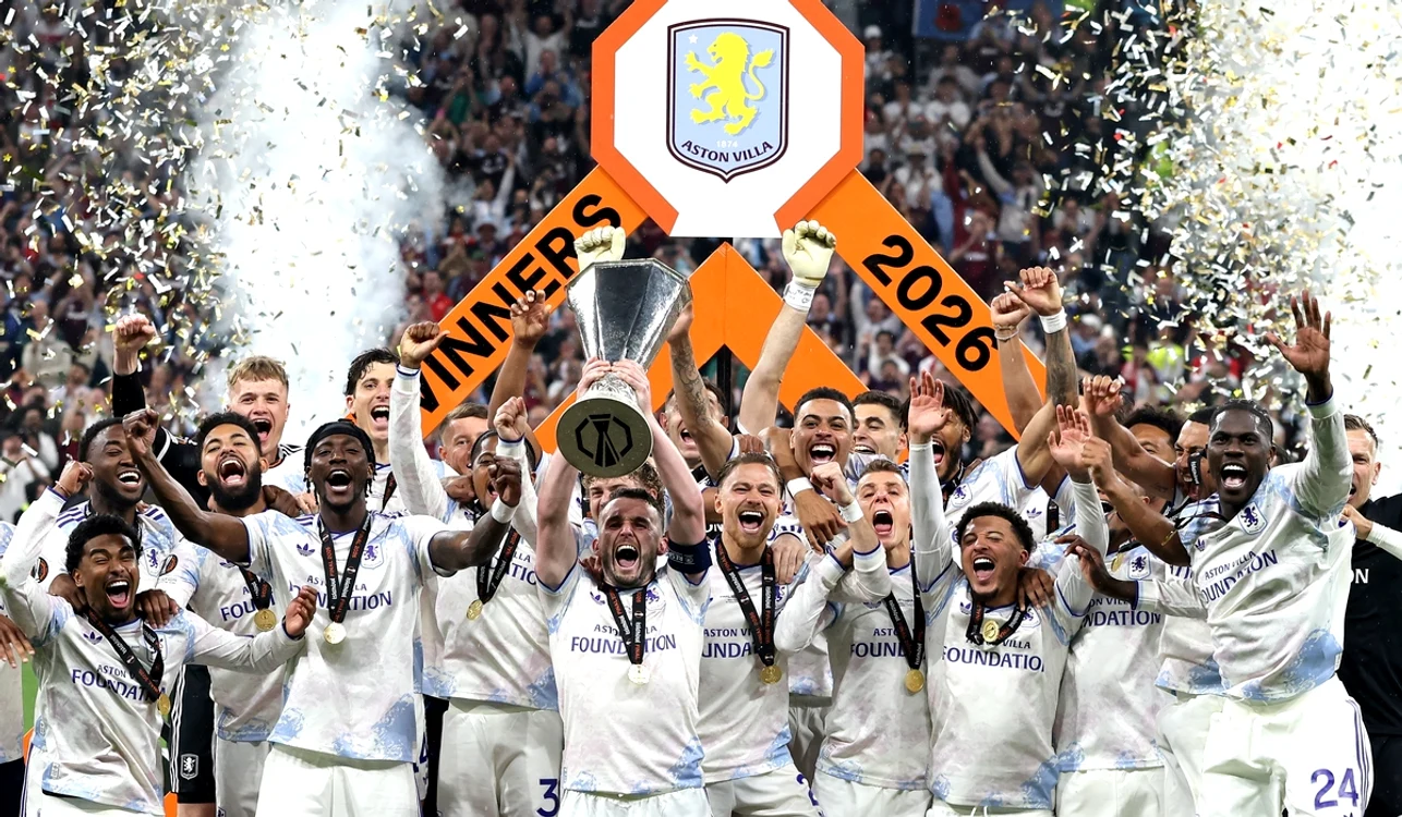 Aston Villa, campioana din Liga Europa (FOTO: EPA)