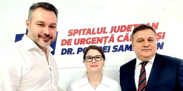 calarasi primul medic angajat la unitatea de transfuzii din calarasi FOTO faceb/B.M.