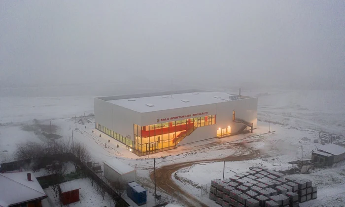 Sala Sporturilor Broscăuți FOTO Simion Tehnoconstruct/facebook