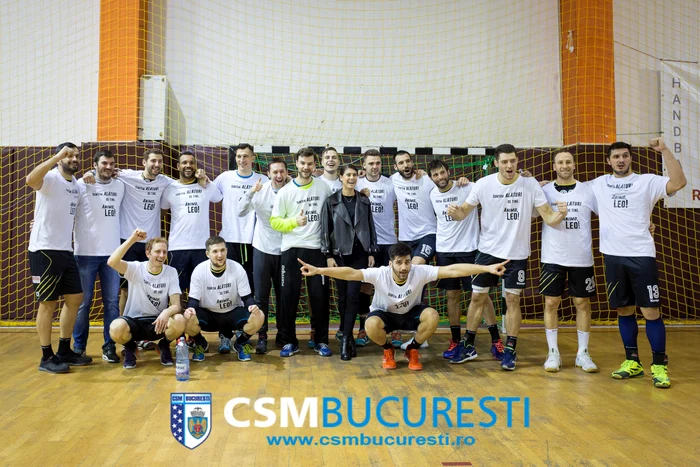 Sorana i-a susținut pe handbaliștii de la CSM București
