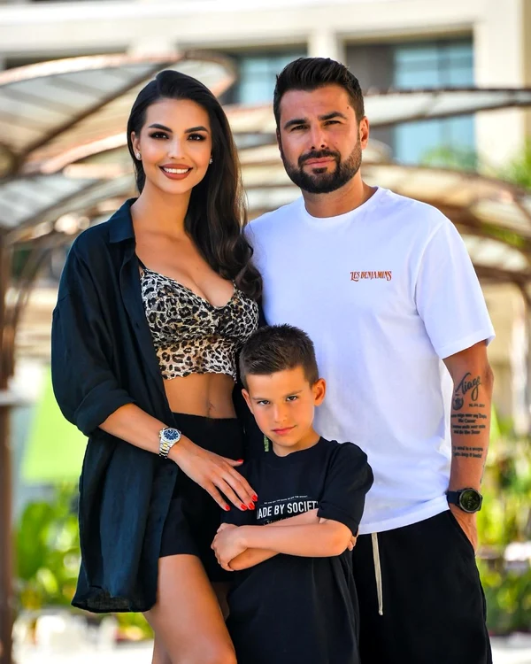 Familia actuală a lui Adrian Mutu jpg