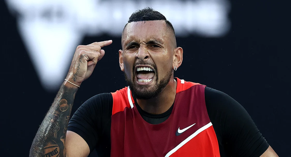Nick Kyrgios, un tip vulcanic. FOTO: Twitter