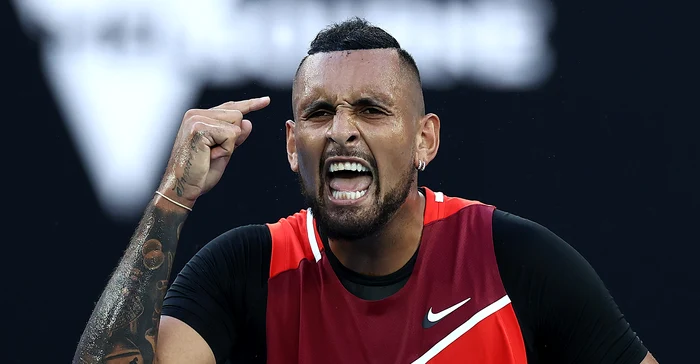 Nick Kyrgios s-a implicat în scandalul de dopaj în care e prinsă Simona Halep. Foto EPA EFE