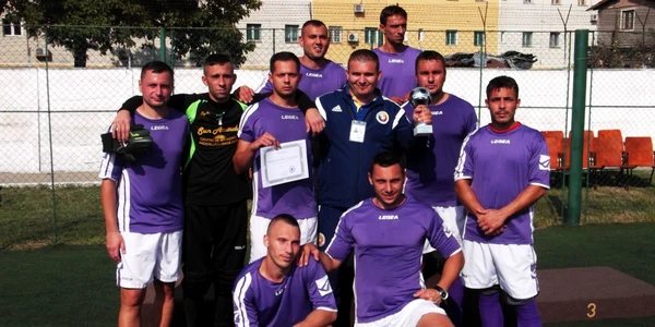 echipa de fotbal a penitenciarului din turnu severin FOTO Corina Macacei 