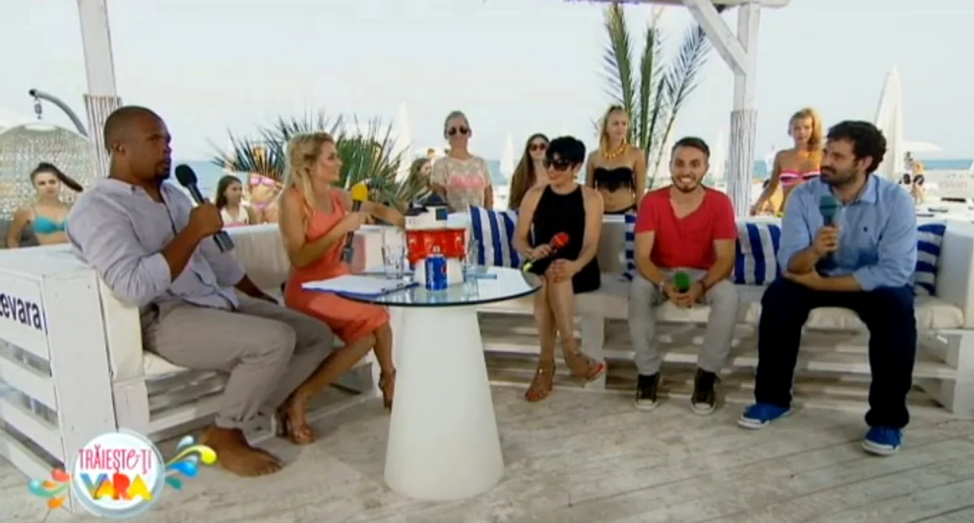 Chef Patrizia Paglieri, Chef Adrian Hădean și Chef FOA au fost astă vară în emisiunea pe care Cabral și Laura Cosoi au prezentat-o pentru PRO TV de pe Litoral