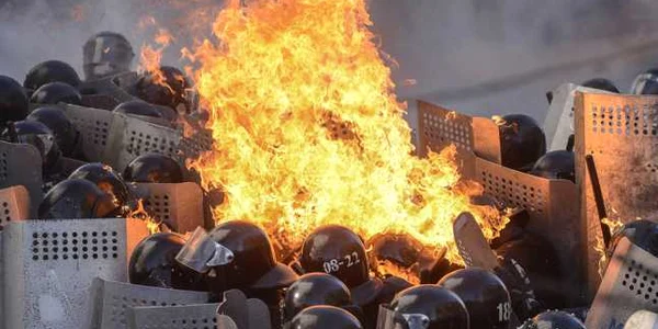 Protestele din Ucraina in imagini FOTO moimir.org