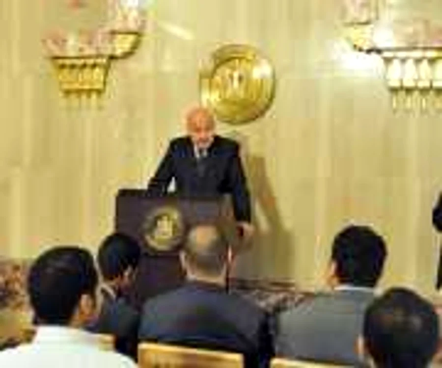 Sâmbătă, vicepreşedintele egiptean Mahmoud Mekki a demisionat FOTO AFP