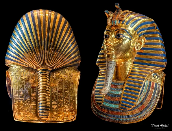 Masca lui Tutankhamon (© Tarek Heikal / Wikimedia Commons)