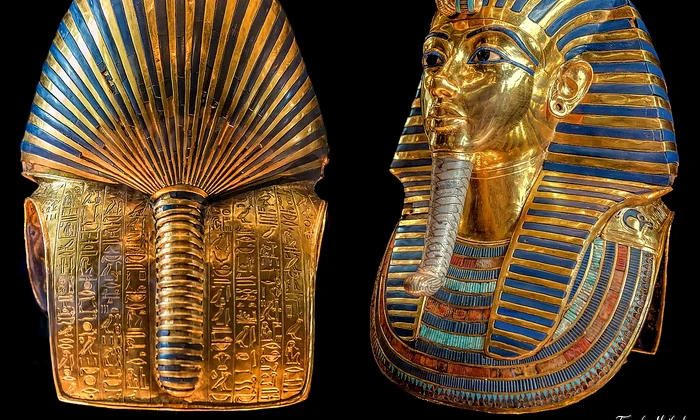 Masca lui Tutankhamon (© Tarek Heikal / Wikimedia Commons)