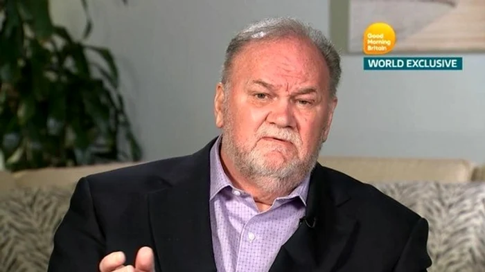 Thomas Markle este dezamăgit de Meghan
