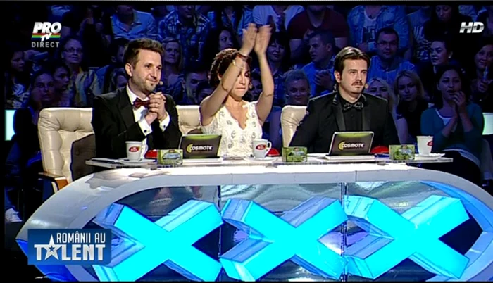Juriul a aplaudat momentul concurentului