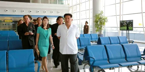 Noul terminal din Coreea de Nord inaugurat de Kim Jong-un FOTO AFP