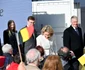 Regina Mathilde și Regele Philippe al Belgiei cu Papa Francisc la Bruxelles. FOTO: Frederic Andrieu, Casa Regală belgiană