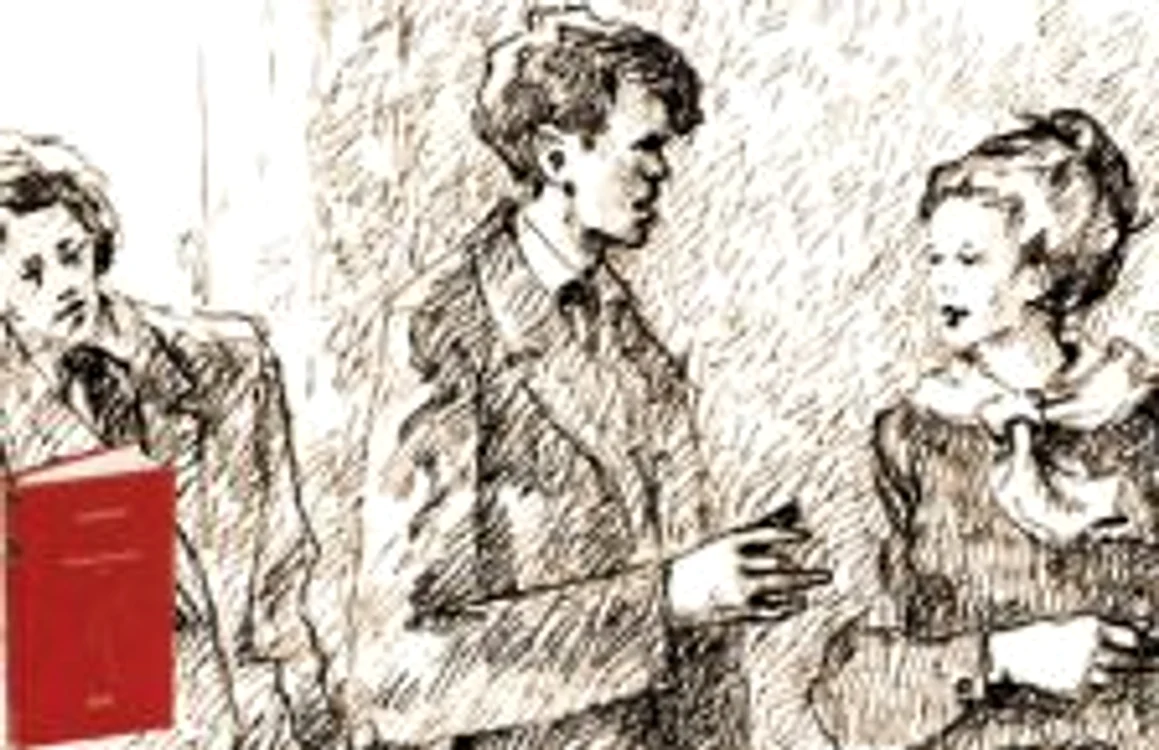 Ilustraţie din volumul al doilea al romanului „Crimă şi pedeapsă“