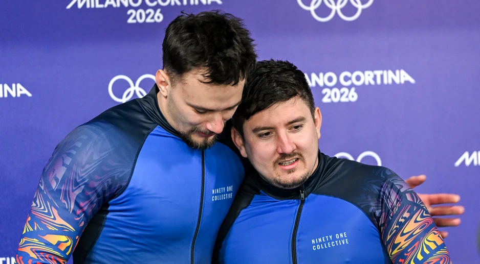 Mihai Cristian Tentea și George Iordache, după cursă  FOTO Facebook COSR
