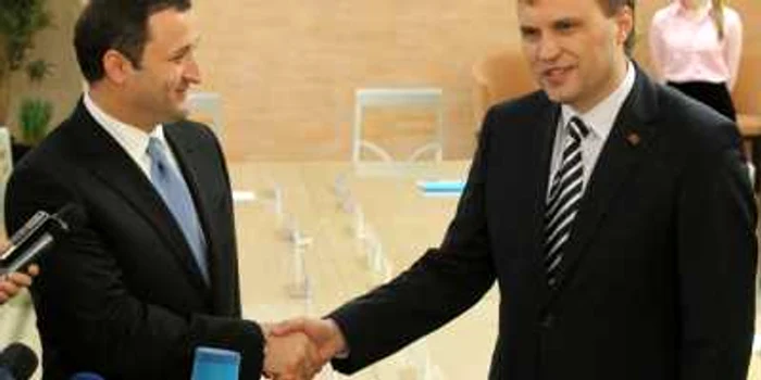 Vlad Filat și Evgheni Șevciuk