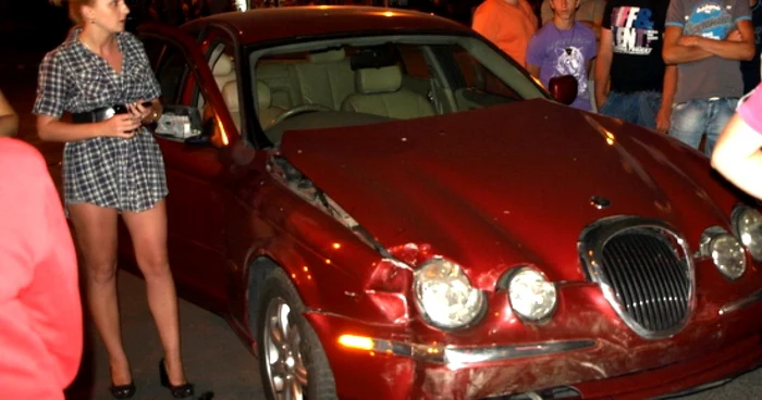 Accident în centrul Hunedoarei.