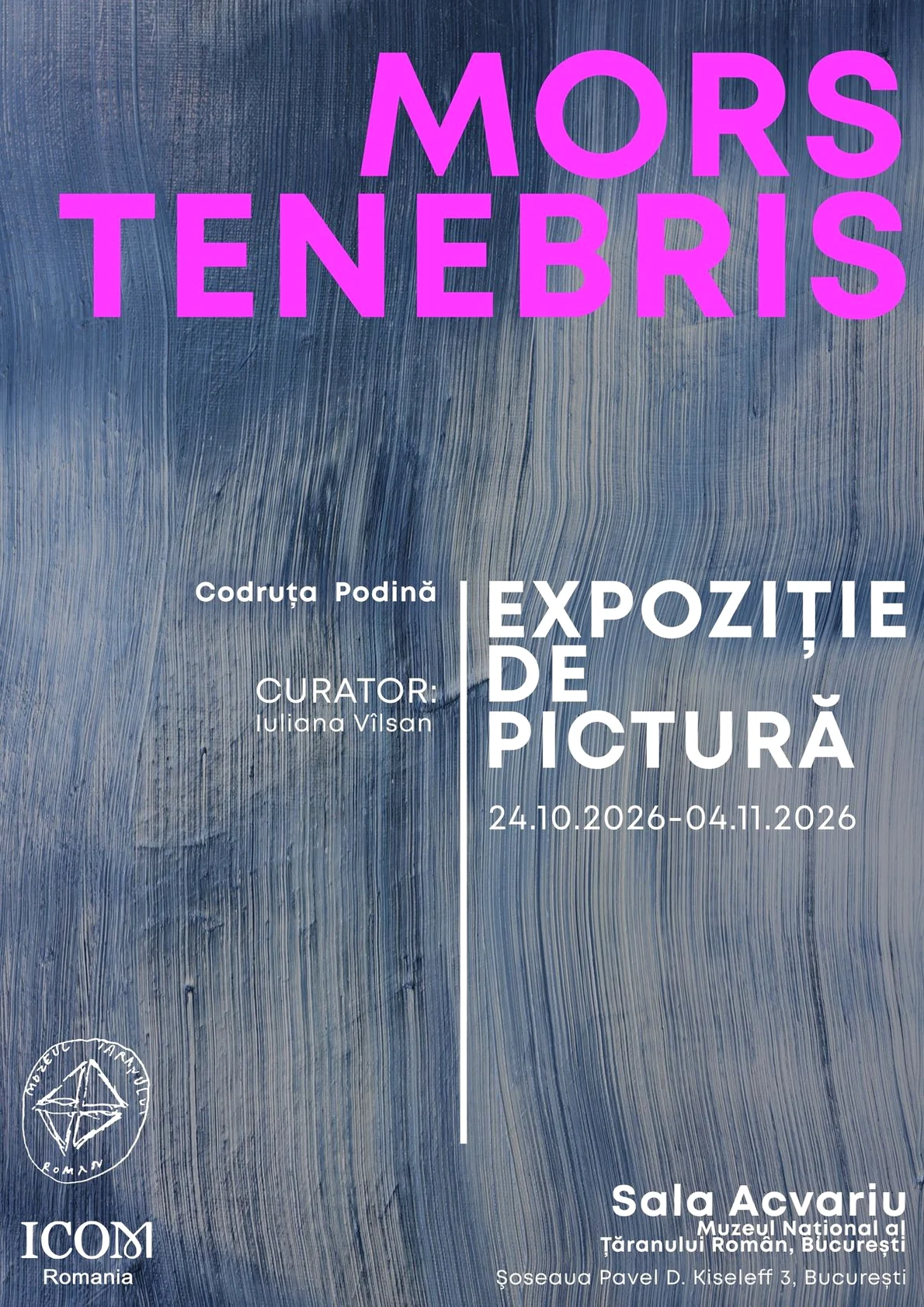„Mors Tenebris”, expoziție de pictură Codruța Podină