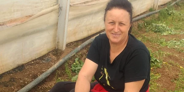 Magda Cristian, legumicultoare din Băleni. FOTO Facebook