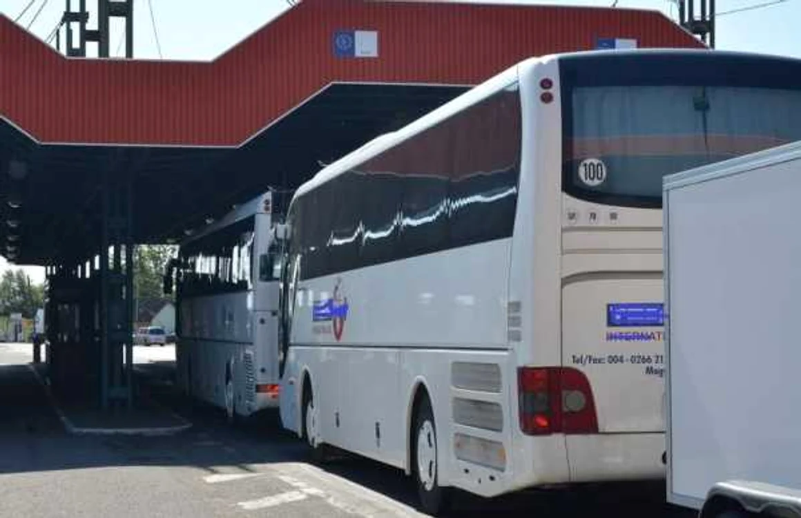 Autocarul a ajuns marţi dimineaţă în Buzău