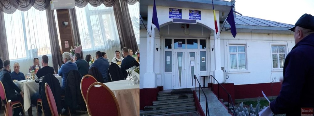 Primărie închisă în mijlocul zilei pentru petrecerea secretarei: „pe teren cu niște problemuțe” VIDEO