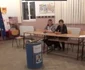 Butoiul - urnă din metalo - carton de la secţiile de vot din Mădulari - Vâlcea Foto captură video