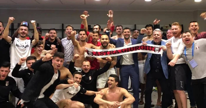 Astra a sărbătorit victoria cu Steaua