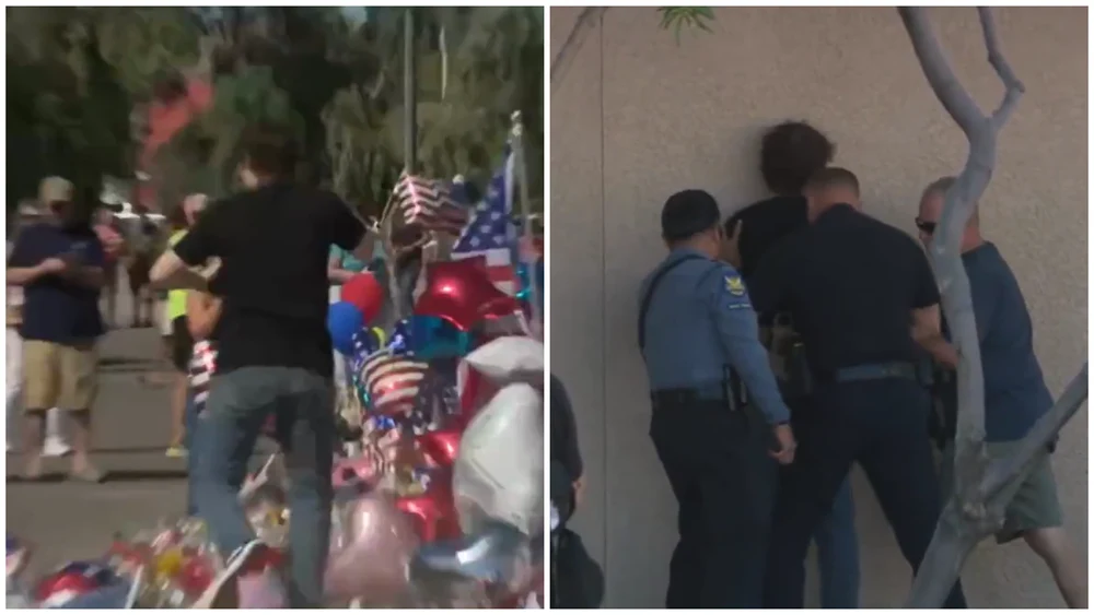 Un adolescent a vandalizat memorialul lui Charlie Kirk. Era îmbrăcat cu un tricou similar celui purtat de Tyler Robinson