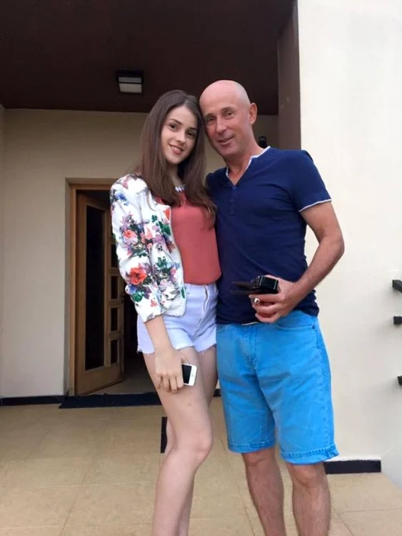 Mugur Mihăescu, alături de fiica lui