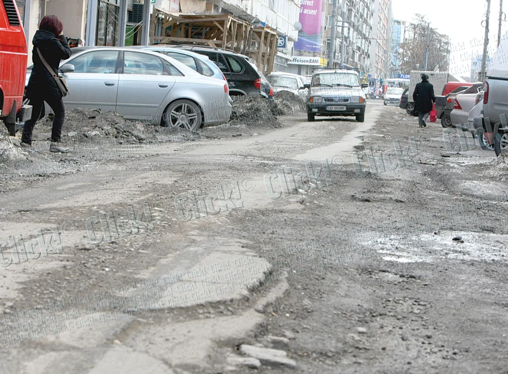 
    Strada Avrig. Nu mai arată de mult  a stradă, ci mai  degrabă a drum de ţară (Fotografii: Sever Gheorghe, Dorin Constanda)  