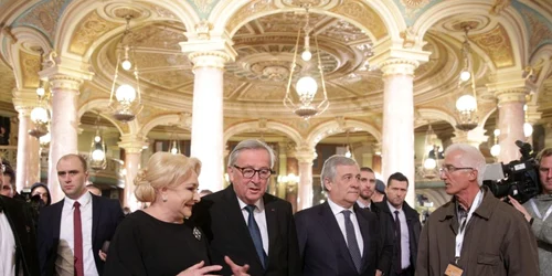 Ceremonie Ateneu - preşedinţie UE România - Jean Claude Junker - Viorica Dăncilă / FOTO Inquam Photos / Octav Ganea / 10 ian 2019