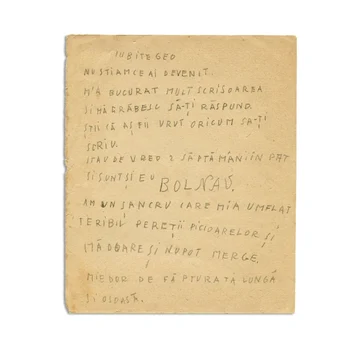 scrisoare victor brauner catre geo bogza 3000 euro pret pornire FOTO Casa de licitatii Historic jpg