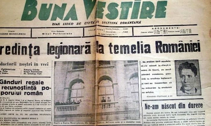 14 septembrie: Prin decret regal, România este proclamată „Stat naţional legionar" jpeg